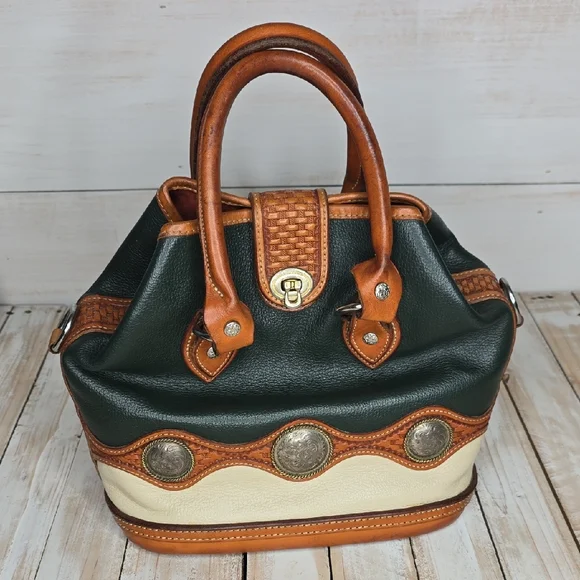 Vintage Sam Roberts Western Leather Bag - Picture 1 of 11